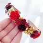 Red And Gold Jewelled Headband, thumbnail 1 of 3