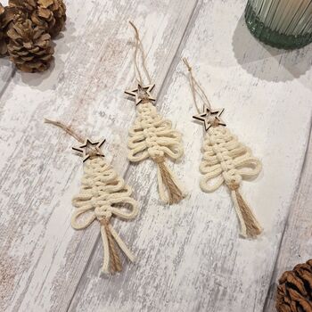 Set Of Three Christmas Tree Decorations, 3 of 6