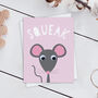 Happy Birthday Mouse 'Squeak' Card, thumbnail 1 of 3