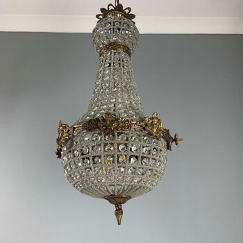 Small Empire Ballroom Chandelier, Rewired, 4 of 10
