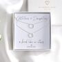 Mother Daughter Gift Set, Two Necklaces Set, Mum Gift, thumbnail 1 of 6