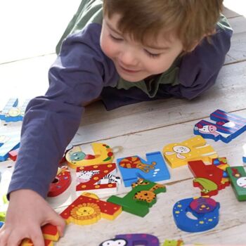 Wooden Alphabet Animal Letters, 3 of 9