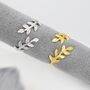 Sterling Silver Olive Leaf Ring, thumbnail 6 of 12