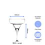 Margarita Glass With Initials, thumbnail 6 of 7