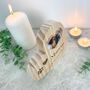 Personalised Sketch Pet Photo Wooden Freestanding Heart, thumbnail 2 of 6
