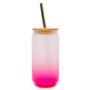 Personalised Frosted Glass Tumbler With Bamboo Lid, thumbnail 5 of 5