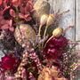 Autumnal Dried Flower Heather And Poppy Wreath, thumbnail 5 of 7
