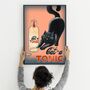 Cat A Tonic Vintage Soda Ad Inspired Illustration, thumbnail 2 of 2