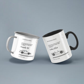 Personalised Funny Motor Mugs, Life's To Short, 2 of 2