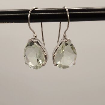 Green Amethyst Drop Earrings, 5 of 7