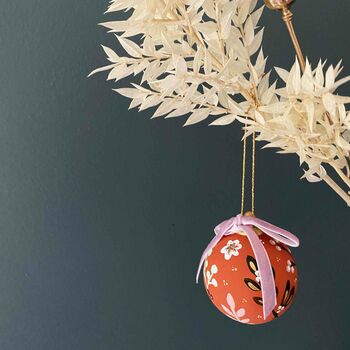 Hand Painted Festive Bauble Decoration, 4 of 7