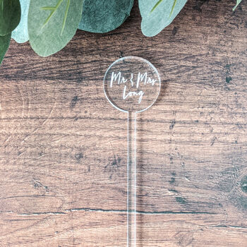 Personalised Acrylic Drink Stirrer, 3 of 4