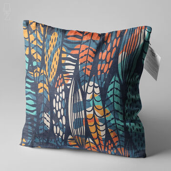 Abstract Decorative Cushion Cover With Multicoloured, 3 of 7
