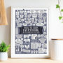 Personalised Kitchen Print How To Cook Everything, thumbnail 4 of 12
