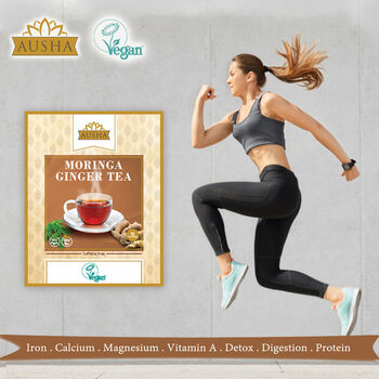 Moringa Ginger Tea 40 Bags Digestion Energy, 5 of 9