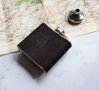 Personalised Mountain Hip Flask In Cork, 3 of 4