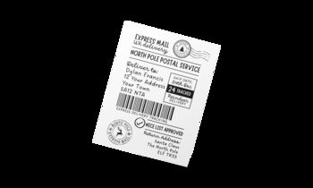 Personalised Santa Shipping Label, 3 of 5