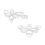 Delicate Sterling Silver Bee Earrings In A Gift Tin, thumbnail 2 of 11