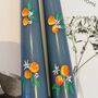 Hand Painted Pair Of Orange Blossom Taper Candles, thumbnail 7 of 7
