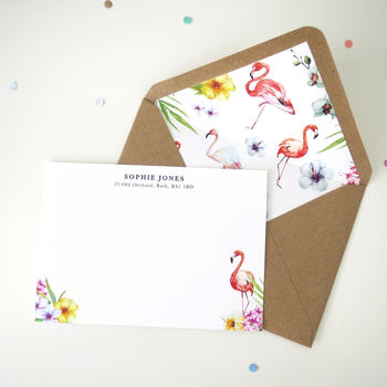 Water Birds Personalised Correspondence Cards, 6 of 11
