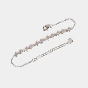 Sterling Silver Crystal Bridesmaid Bracelet, 3 of 5