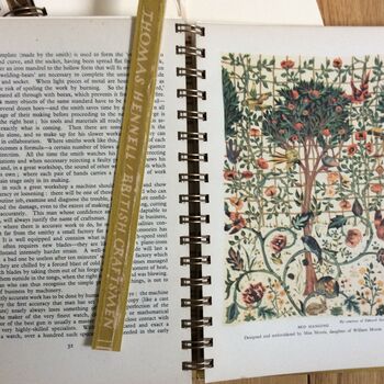 'British Craftsmen' Upcycled Notebook, 4 of 4