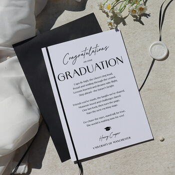 Personalised Congratulations On Your Graduation Card UK, 3 of 7