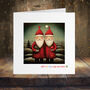 Gay Christmas Card, Two Santas Lgbt Pride. Two, thumbnail 1 of 2