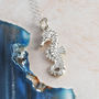 Sterling Silver Seahorse Nature Pendant Necklace, thumbnail 1 of 7