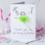 Handmade Personalised 3D Thank You Teacher Card, thumbnail 1 of 4