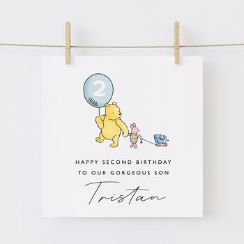 Winnie The Pooh 3rd Birthday Niece Card *Fully Personalised, 5 of 6