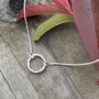 Cast Willow Circle Necklace, thumbnail 3 of 7