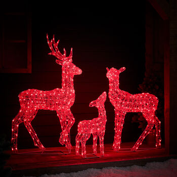 Twinkly Smart LED Light Up Christmas Reindeer Family, 10 of 12