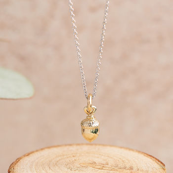 Little Acorn Silver, Fine Gold Or Rose Gold Necklace, 4 of 10