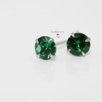 May Birthstone Earrings Gift For Her, 3 of 6