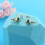 Sword Heart Stud Earrings, thumbnail 1 of 2