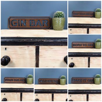 Home And Garden Bar Signs , Choice Of Designs, 2 of 10