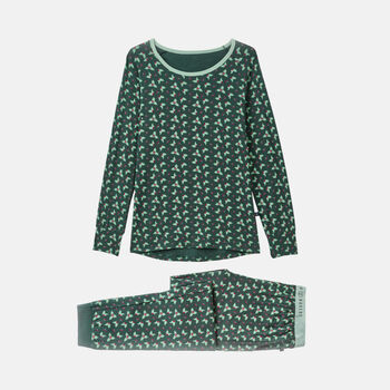 Women's 'Jolly Holly' Bamboo Pyjama Set, 2 of 4