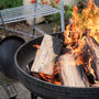 Mosaic Band Plain Jane Firepit With Swing Arm BBQ Rack, thumbnail 5 of 9