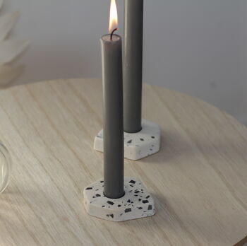 Flecked Terrazzo Candle Stick Holder, 5 of 5