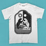Mens Bear Sun And Moon Design T Shirt, thumbnail 3 of 6