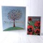 Happy Birthday Card And Seeds Gift: Flower Tree, thumbnail 2 of 7