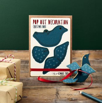 Pop Out Dove Christmas Card, 2 of 2