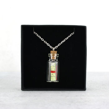 Personalised Map In A Bottle Pendant, 3 of 8