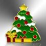 Tiny Christmas Tree Enamel Tie Or Lapel Pin Brooch, thumbnail 3 of 8