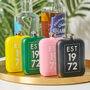 Personalised 50th Birthday Year Hip Flask, thumbnail 4 of 8