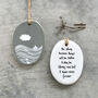 ‘Be Strong’ Porcelain Message Token Positivity Gift, thumbnail 2 of 2