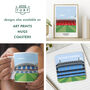 Any Football Stadium Illustrated Christmas Decoration, thumbnail 2 of 8