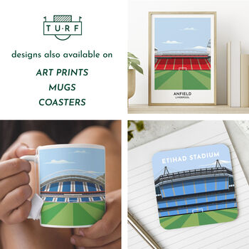 Any Football Stadium Illustrated Christmas Decoration, 2 of 8