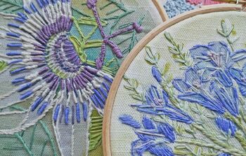 Agapanthus Flower Hand Embroidery Pattern Design, 3 of 10